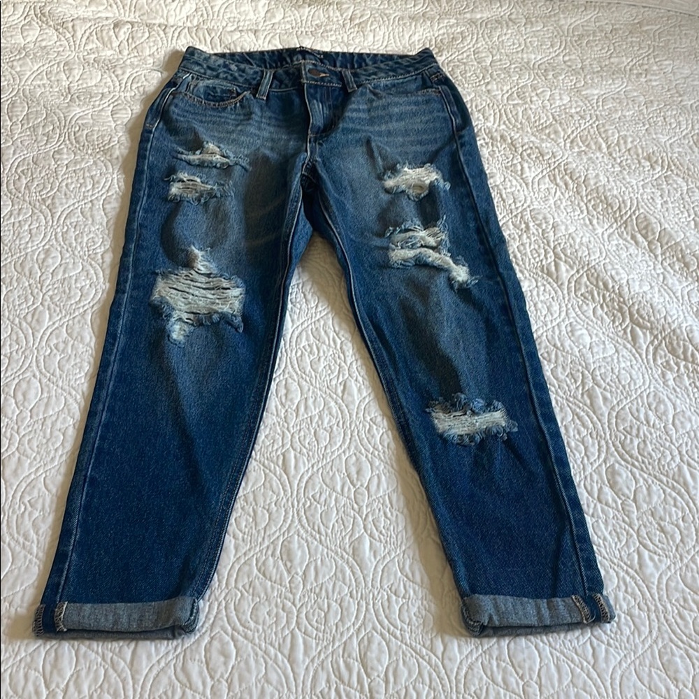 Blue Spice Distressed Women's Jeans